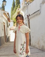 فستان بناتي للعيد انيق حصري شكل جديد