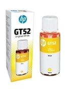 حبر اتش بي GT52 ااصفر لطابعه سمارت تانك