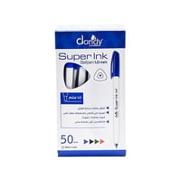 اقلام حبر داندي لون ازرق علبه 50 قلم