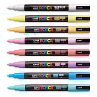 الوان بوسكا ماركر باسـتيل 8 ألوان برأس مقاس 0.9 مم