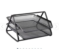 رفوف مكتب شبك دورين لون اسود