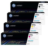 طقم حبر طابعه ليزر اتش بيHP410A اسود+ازرق+اصفر+ارح...