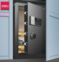 خزنة رقمية Deli-ET552، فولاذ متين بلوحة مفاتيح إلك...