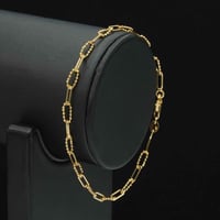 سوارة ذهب جنزير ايطالي (B6543)