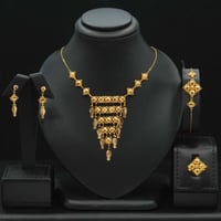 طقم ذهب كرسي جابر عيار 21 (S6831)