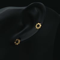 حلق ذهب طبي (E6077)