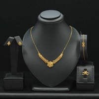 طقم ذهب عيار 21 (S7075)