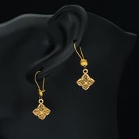 حلق ذهب عيار 21 (E5717)