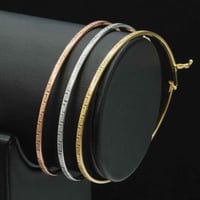 سوارة ذهب طقم 3 مكس ايطالي (B6565)