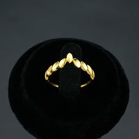 خاتم ذهب نسائي (R4151) WF