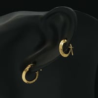 حلق ذهب ايطالي (E6346)