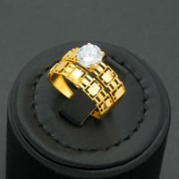 خاتم ذهب توينز عيار 21 (R5959)