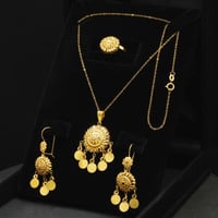 نصف طقم ذهب عيار 21 (HS6160)