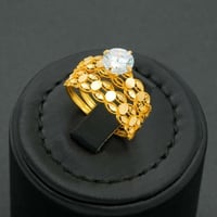 خاتم ذهب توينز عيار 21 (R5963)