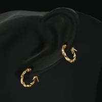 حلق ذهب ايطالي (E6353)