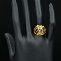 خاتم ذهب عيار 21 (R4645)