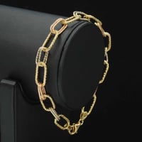 سوارة جنزير ذهب ايطالي (B6585)