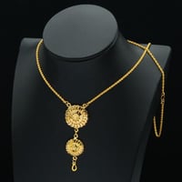 عقد ذهب كرسي جابر عيار 21 (N5567)