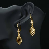 حلق ذهب عيار 21 (E5348) WF