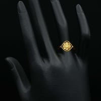 خاتم ذهب عيار 21 (R4259) WF