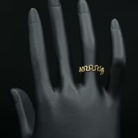 دبلة ذهب نسائي (R4121) WF