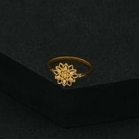 خاتم ذهب عيار 21 (R4262) WF