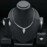 طقم ذهب ابيض (S4588)