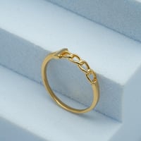 خاتم ذهب نسائي (R4143)