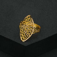 خاتم ذهب عيار 21 (R4617)