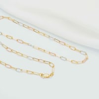 عقد ذهب جنزير إيطالي (N6683)