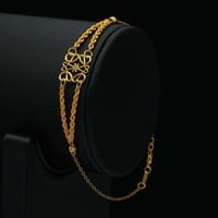 سوارة ذهب عيار 21 (B5445)