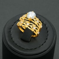 خاتم ذهب توينز عيار 21 (R5953)