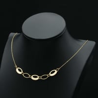 عقد + سوارة ذهب ايطالي (NB4384) WF