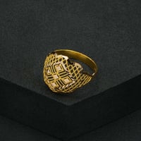 خاتم ذهب عيار 21 (R4628) WF