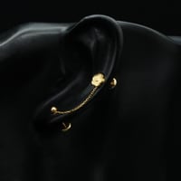 حلق ذهب طبي فرده (E5063)