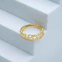 خاتم ذهب نسائي (R4162)