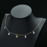 عقد ذهب تشوكر (N4551) WF