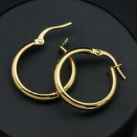 حلق ذهب ايطالي (E3987)