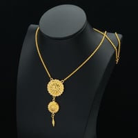 عقد ذهب كرسي جابر عيار 21 (N5558)