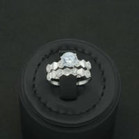 خاتم ذهب أبيض توينز (R6871)