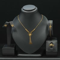 طقم ذهب عيار 21 (S7066)