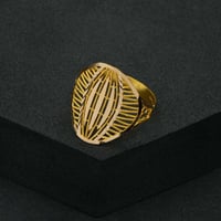 خاتم ذهب عيار 21 (R4616)