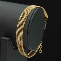 سوارة ذهب فلات ايطالي (B6517)