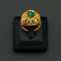 خاتم ذهب شرقي عيار 21 (R6011)