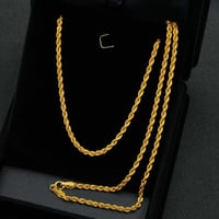 سلسال ذهب مبروم عيار 21 45سم(N4741)