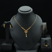 طقم ذهب بناتي عيار 21 (S5104)