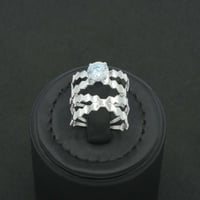 خاتم ذهب أبيض توينز (R6883)