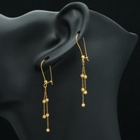 حلق ذهب عيار 21 (E5254)