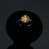 خاتم ذهب عيار 21 (R4265) WF