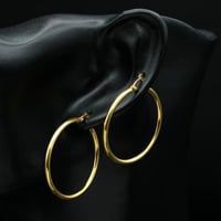 حلق ذهب ايطالي (E3981)